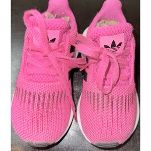 Adidas Kids Vibrant Pink Sneakers